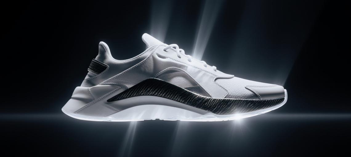 Ultra-modern sneaker design from the AELIA collaboration